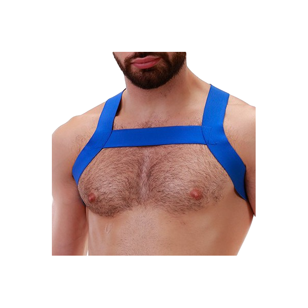 Harnais en élastique Matt Bleu