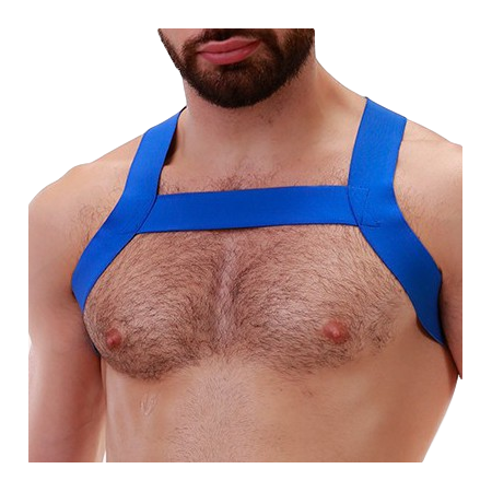 Harnais en élastique Matt Bleu