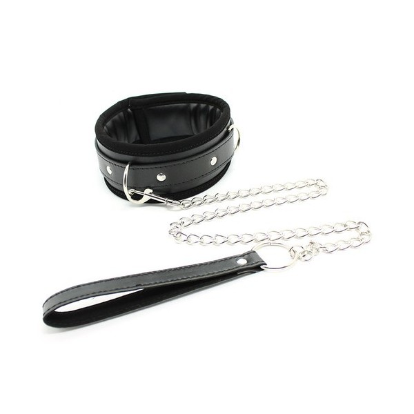 Collier Laisse Confort Noir