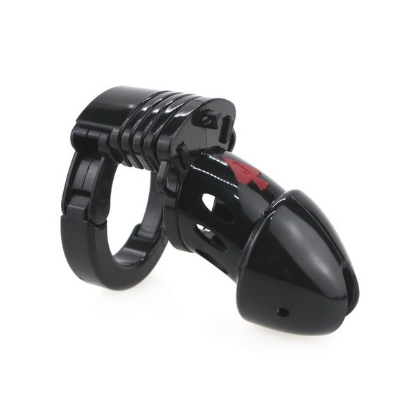 Cage de chasteté ajustable Noir