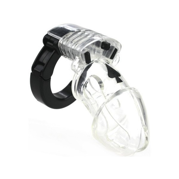 Cage de chasteté ajustable 10 x 3.5cm Transparente