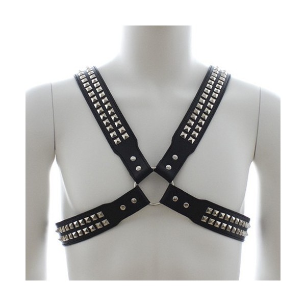 Harnais homme Studs Steel Chest