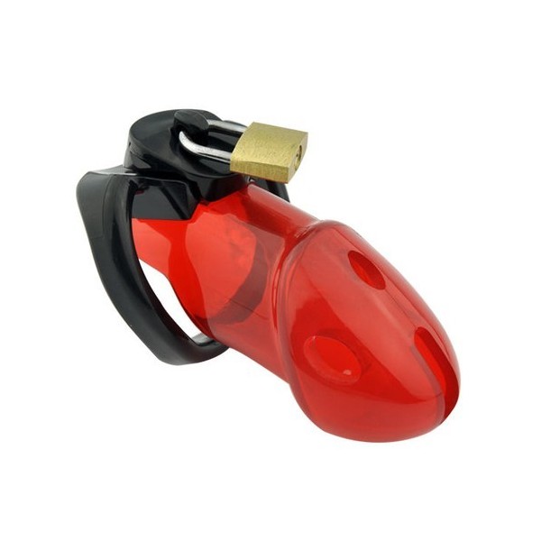 Cage de chasteté Rickers 9 x 3cm Rouge