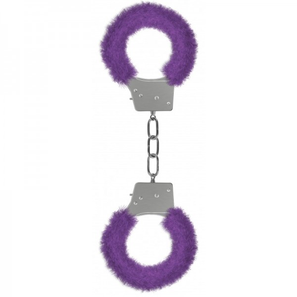Menottes Fourrure Métalliques Violette