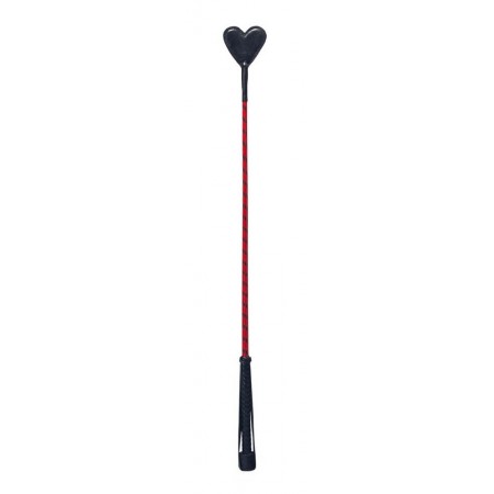Cravache en cuir avec coeur...
