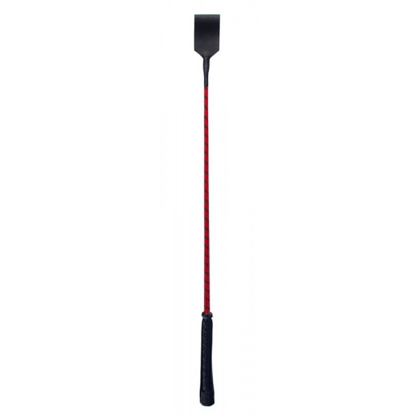 Cravache Crop Square 70cm Noir