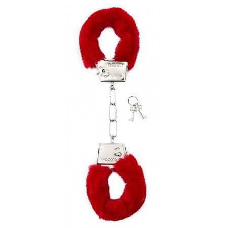 Menottes Furry Rouge