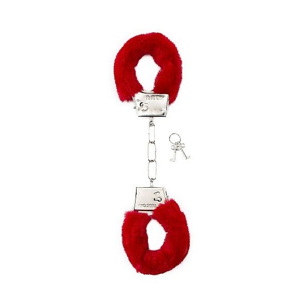 Menottes Furry Rouge