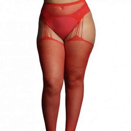 Collants à jarretelles...
