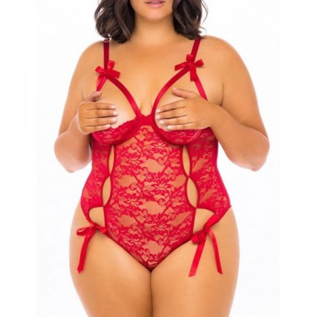 Body Zara Rouge Grande Taille